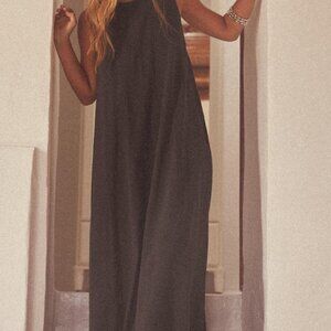 FLOWY MIDI DRESS - NEW WITH TAGS